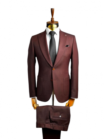 Костюм MAZALTOVMAN 2-ка премиум Рыжий фактурный молодежный