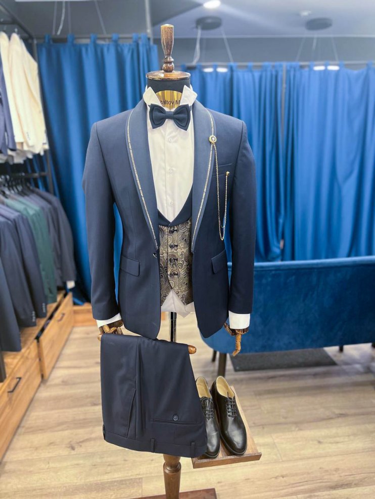 Смокинг MAZALTOVMAN 3-ка премиум Синий