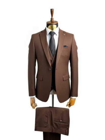 Костюм MAZALTOVMAN 3-ка премиум линейка Коричневый