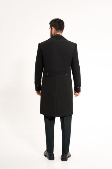 Пальто MAZALTOVMAN Двубортное премиум Черное