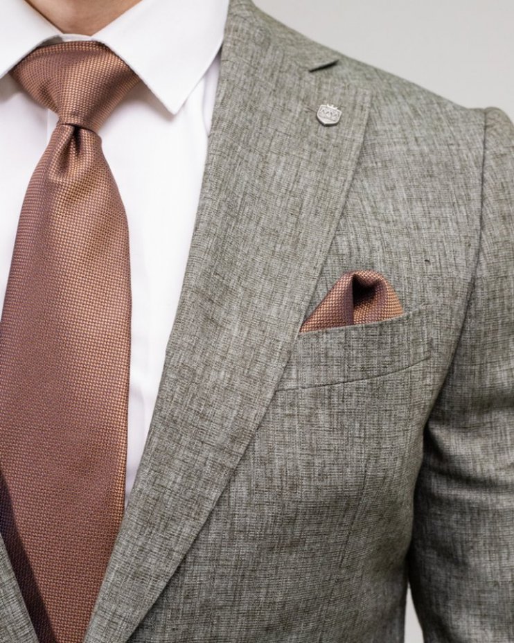 Костюм 2-ка Mazaltovman серый фактурный