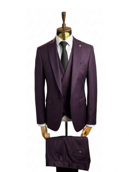 Костюм MAZALTOVMAN 3-ка Баклажановый премиум