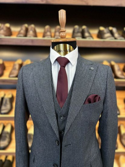 Костюм ЕРН 3-ка Серый в полоску