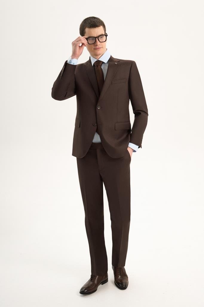 Костюм MAZALTOVMAN 2-ка коричневый из премиум линейки